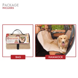 Tan Universal Waterproof Hammock Back Seat Cover by Majestic Pet Products