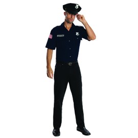 Rubies Police Office Adult Blue Costume Kit XL
