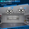 ISKYDRAW Garage Lights Bulb - 6 Pack 200W Garage Lights