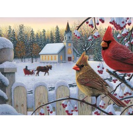 Buffalo Games - Kim Norlien - White Crimson Morning - 1000 Piece Jigsaw Puzzle
