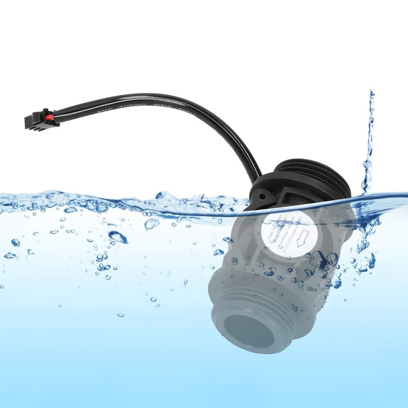 Fafeicy FS400A 1-60L/min Water Flow Sensor 1.2MPA Plastic Hall Flow