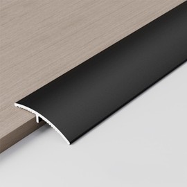 Aluminum Floor Flooring Transition Threshold Strip Reducer, 3 Pack 900 x 20mm 35.46" x 0.79" for Threshold Height Difference 0-6mm 0-0.24" Black, for Doorways Carpet Ramp Tile Edge Gap Cover