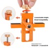 Adjustable Cabinet Door Installation Positioner Jig, Aluminium Alloy Versatile Positioning