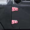 8PCS Door Hinge Cover Trim Accessories for 2018-2024 Jeep Wrangler