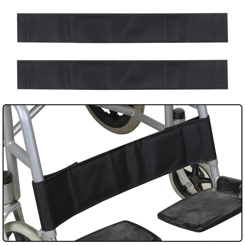 JDFHFGB 2 PCS Wheelchair Calf Strap, Lightweight Soft Footrest for