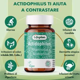 Lifeplan Acidophilus and Rhamnosus Vegicap 50 Capsules