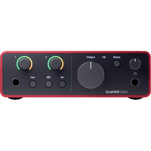 Scarlett Solo 4th Gen USB Audio Interface with XLR 10 Foot Mic Cable