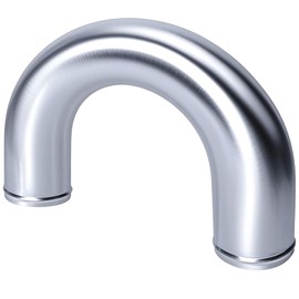 Exhaust Pipe OD 3"/76mm 180 Degree U Shape Bend Elbow Aluminum Pipe Intercooler Piping for Auto Car