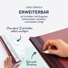 goldbuch 36116 Certificate Folder 2 Coloured Aubergine, Certificate Folder DIN