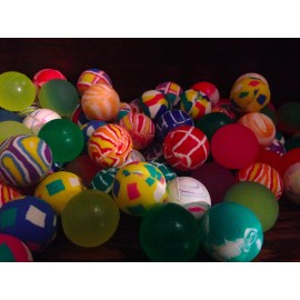 GumballStuff 500 Super Bouncy Balls Bulk Toy Vending Gumball Machine 27mm 1" Superballs FUN!!
