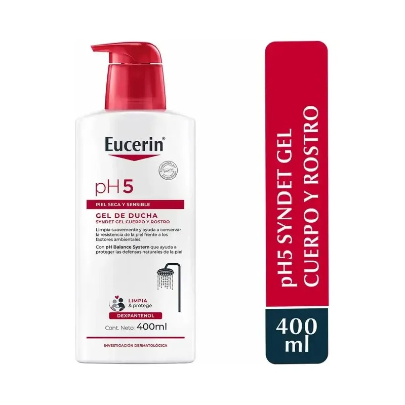 Gel Ph5 Syndet Piel Sensible 400ml Eucerin
