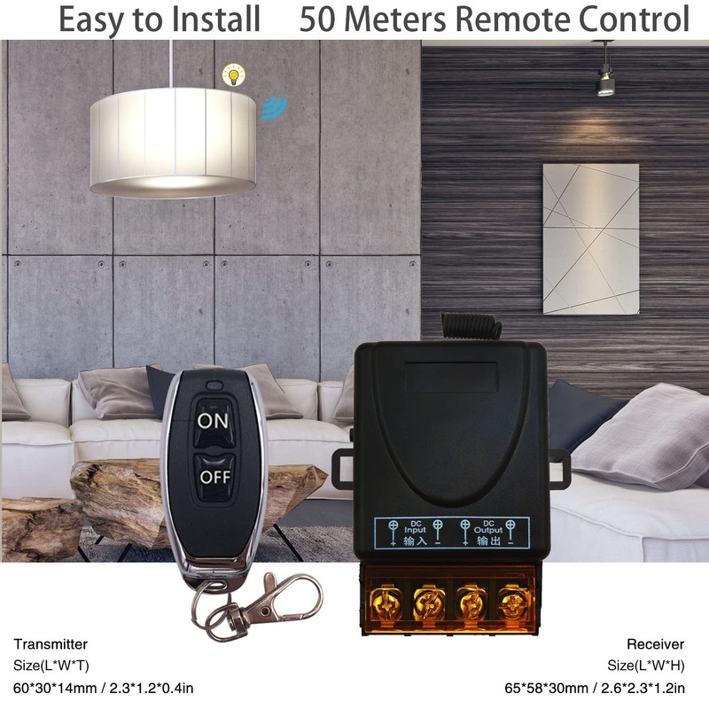 DieseRC 433Mhz Wireless Remote Control Switch Radio Control DC 12V