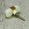 ARTISNO Oval Stone Brass Knob | Pull Handle | Drawer