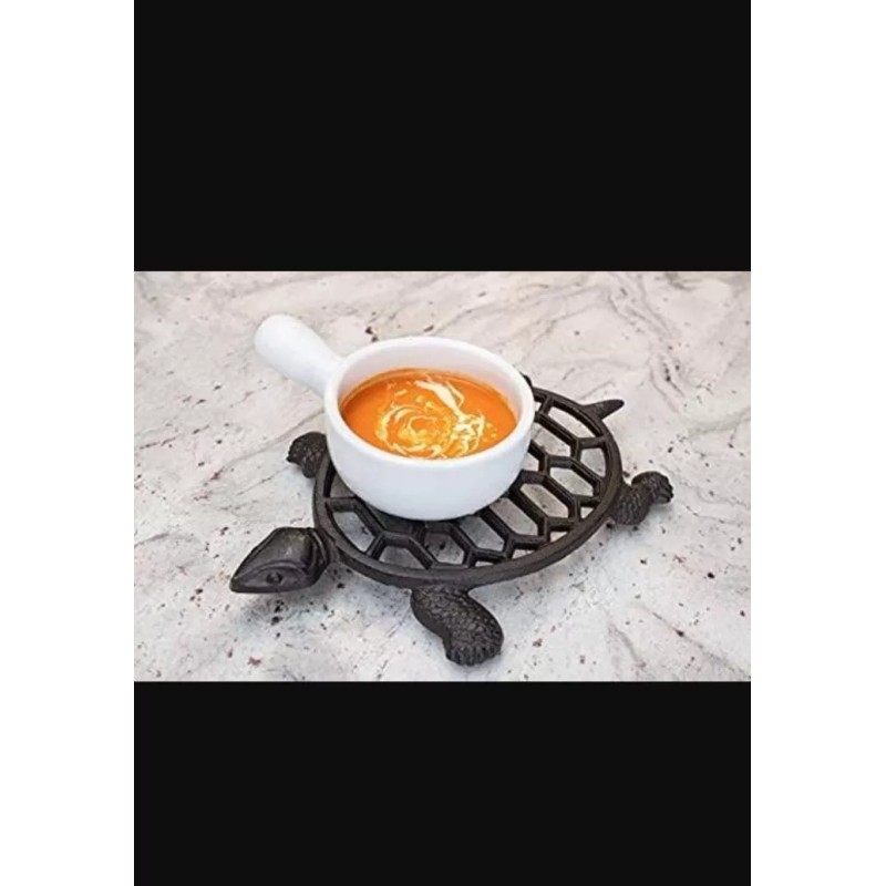gasaré Gasarรฉ Cast Iron Trivet Metal Trivet Sea Turtle Design
