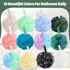 Amazerbst loofah,loofah Sponge for Women and Men,Pack of 4