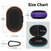 MOLOVA for Earbuds Carrying Case, Small Oval Storage Cases, Tech
