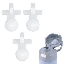 3pcs Water Bottle Replacement Stopper, Water Bottle Replacement Lid Seal Plug Compatible with Thermos Funtainer 16 Ounce Stainless Steel Vacuum Insulated Bottle