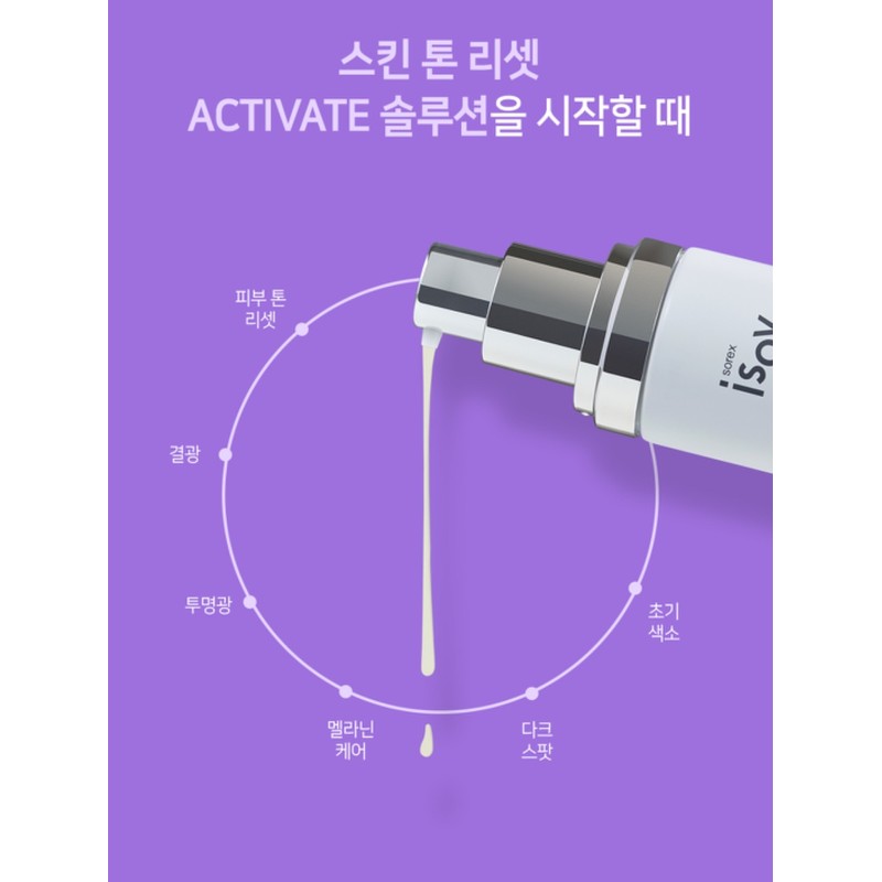 Isorb/Skin Brightening Act Serum 50ml Glowing Clear Glow Skin Tone