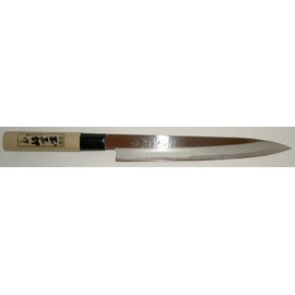 Kitchencookshop Titanium Wood Handle Knife Raw Fish Knife Sasimi Bocho 0907