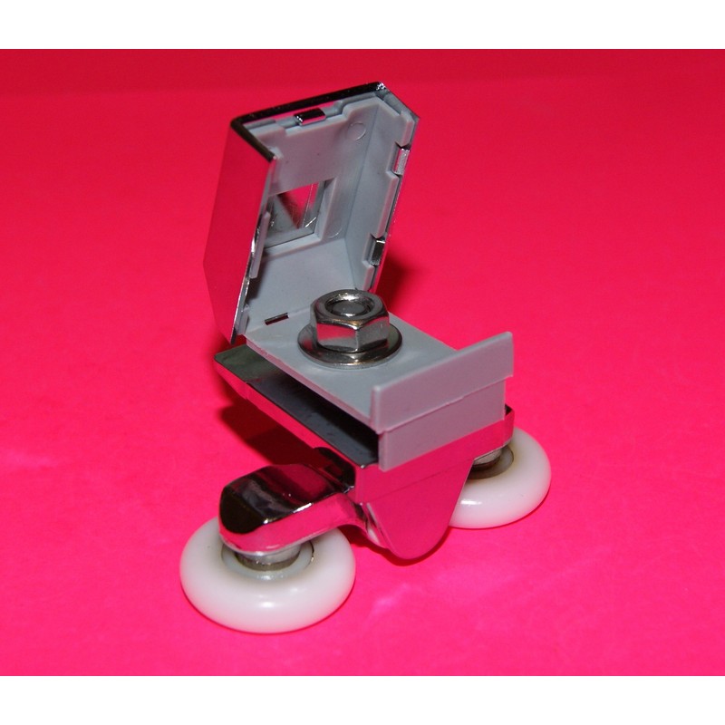 ShowerPart Twin/Double Top Shower Door Rollers/Wheels/Runners L020, Shower Door Wheel