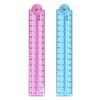 2 PCS Folding Ruler, 30cm Foldable Ruler Clear Ruler 15cm