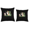 Tyrannosaurus Corgi Dart Game Sports Player Throw Pillow