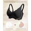 HORISUN Wireless Seamless Bras for Women No Underwire Wavy V
