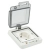 Standard IP66 Waterproof Wall Outlet Wall Mounted Concealed Plug Adapter
