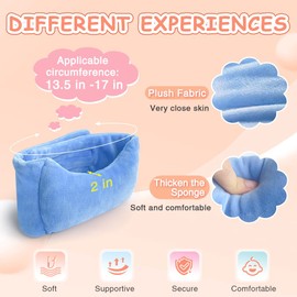 POWYS Torticollis Pillows for Infants Neck Support Newborn Toddler Car Seat Head Positioner for Traveling Sleeping Baby Kid Head Correction Adjustable Soft Cusion