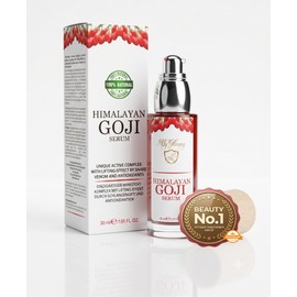 MyGlamy 30 ml Vegan Luxury Anti-Age Serum Himalayan Goji Berries & Snake Gift Snake Superfood Essence Organic 100% Natural Hyaluronic Acid - No Preservatives Perfume Alcohol