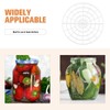 Gatuida 5-Piece Fermentation Set with Vegetable Press Frame, Multifunctional Preserving