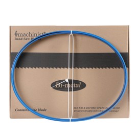 Imachinist S1381812 M42 Grade Bi-Metal 138" Long, 1" Wide Bandsaw Blades for Cutting Metal Variable Teeth (8/12TPI)