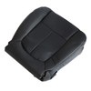 Priprilod Perforated Leather Black Driver Side Bottom Replacement Seat Cover