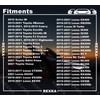 Rexka 30pcs Front & Rear Spoiler Moulding Clip Compatible with