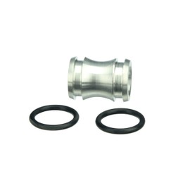 URO Parts 06L121131 Coolant Pipe, HD Aluminum Construction with O-rings; Water Pump to Oil Cooler