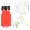 Yoosso 20 Pack 4oz/120ml Plastic Juice Bottles with Pouring Funnel