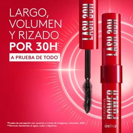sika  Mscara de Pestaas COLORFIX Power Lash  Largo Extremo  Volumen Intenso  Rizado 30H  Resistente al Agua  Maquillaje para Ojos                     