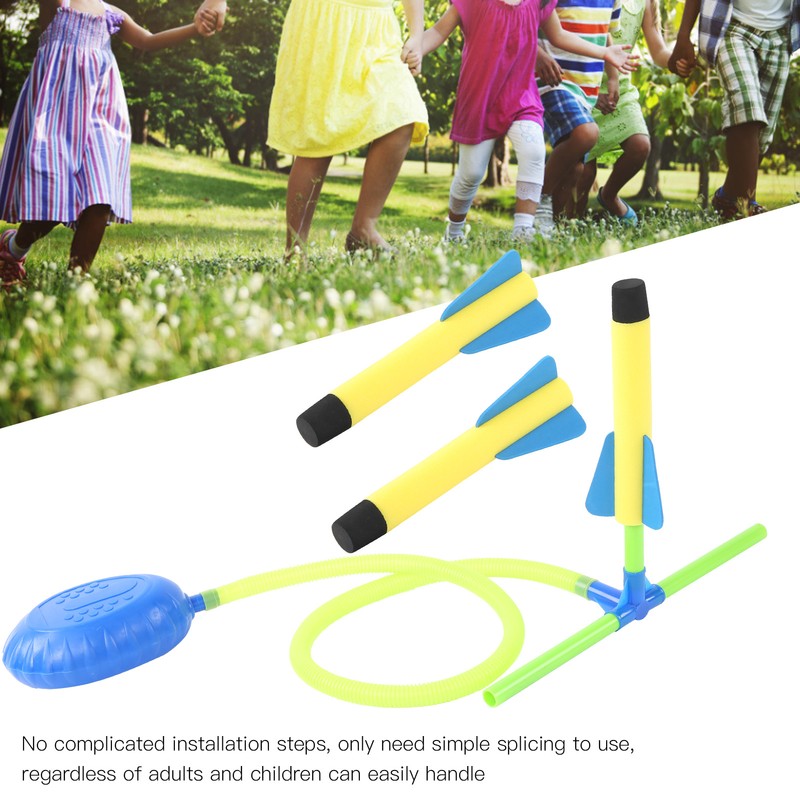 Outdoor Kid Air Pump Jump Rocket for Fun Relaxation 1