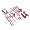 25Pcs Electrical Testing Probes Kit, Probe Line Wire Hook Crocodile