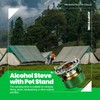 Alcohol Stove Camping Portable Backpacking Lightweight Alcohol Burner Stove with