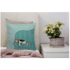 WONDERTIFY Throw Pillow Cover Case Vintage Waves Nature Sun and