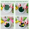 6 Pcs Floral Foam Blocks,Green Wet Dry Florist Foams for