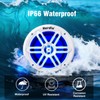 6.5" 350W Marine Speakers - IP66 Waterproof Coaxial Audio, with