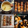 JapanBargain 4115, 10 inches Bamboo Skewer Long Toothpicks Appetizer Pick