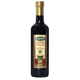 Mantova Balsamic Vinegar of Modena, Perfect for Salad Dressing, Pasta, Ice Cream and Cocktails, 17 oz (Pack of 4)