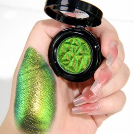 CHARMACY Duochrome Eyeshadow, Insane Shifters Chameleon Eyeshadow, Creates High-Impact, Metallic Eye Looks, 100% Vegan and Cruelty Free, 1.9g (#906)