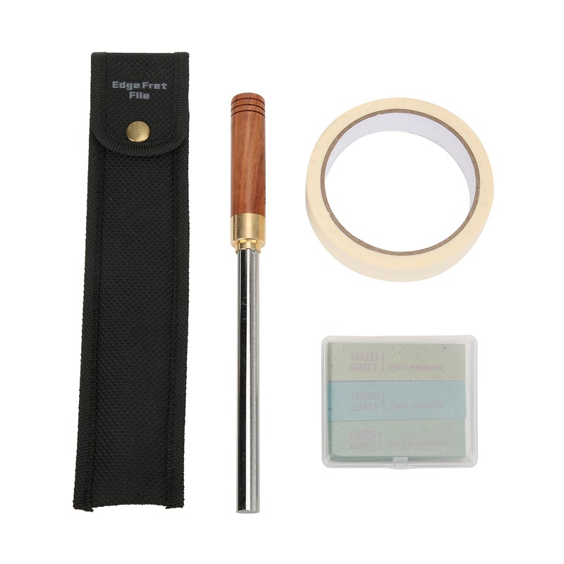 Guitar Fret Crowning File Set Edge Dressing File Kit Luthier