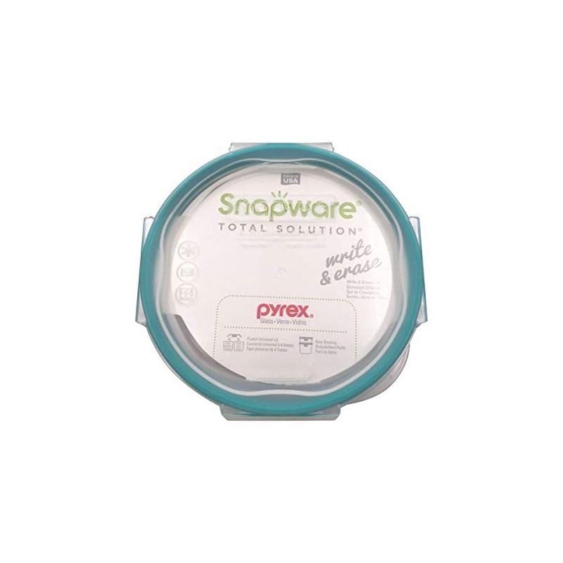 Snapware 4-Cup Total Solution Round Food Storage Container, Glass