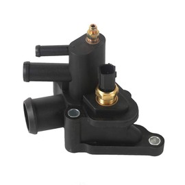 MPLUS Coolant Thermostat Housing with Sensor Fits 2001-2006 for Chrysler Sebring | 2001-2006 for Dodge Stratus 2.7L 2736CC 167Cu. V6 FLEX DOHC