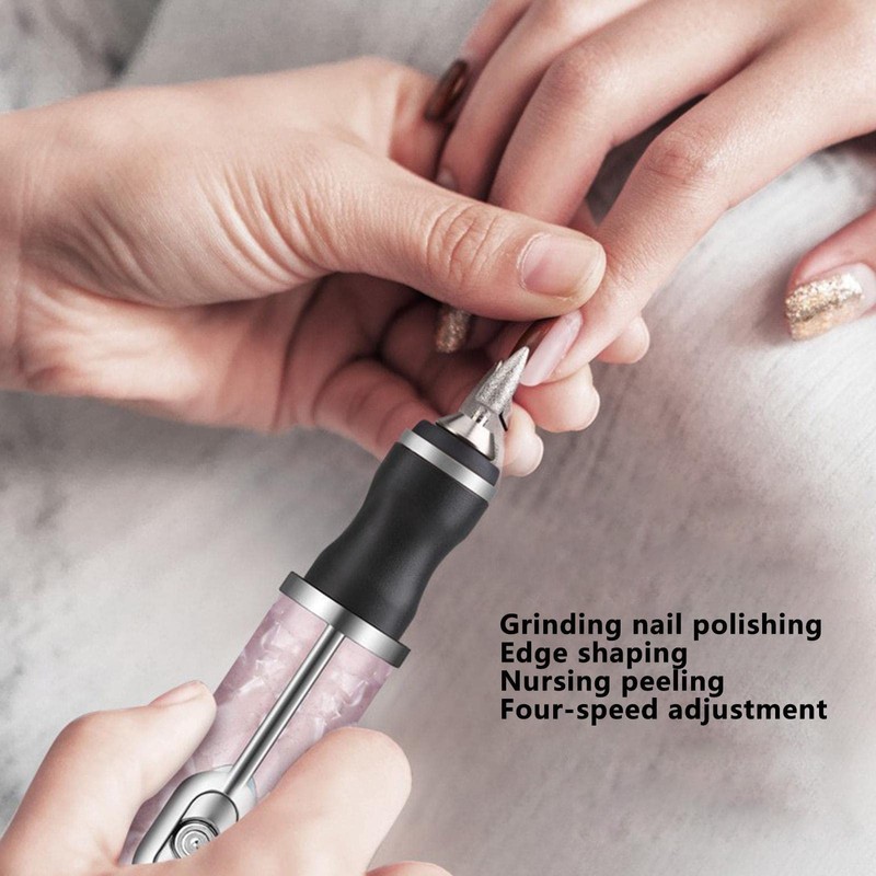 SILULCM Nail Grinder for Human - Electric Nail Drill -